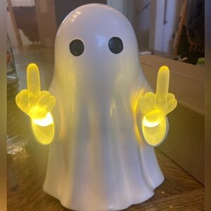 Middle finger led ghost
